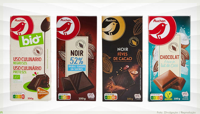 Auchan lança gama responsável de chocolates de marca própria