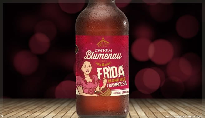 Cerveja Blumenau lança edição limitada de Frida com Framboesa para o Dia dos Namorados