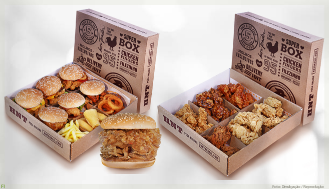 HNT cria Super Caixas Delivery com principais produtos do cardápio