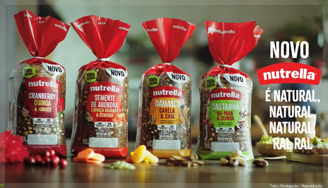 Nutrella lança nova linha de pães com grãos