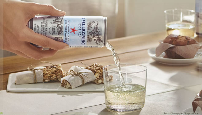 San Pellegrino lança águas com gás com sabor café
