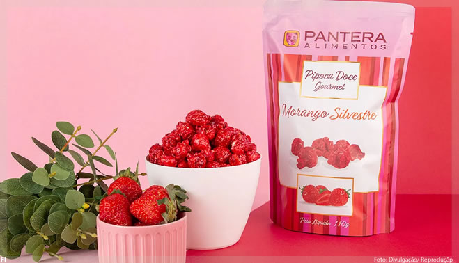 Pantera Alimentos lança linha de pipoca gourmet
