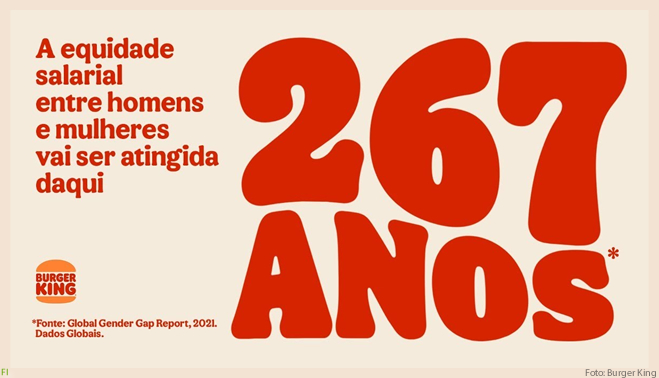 267 anos: Burger King lança campanha de conscientização de gênero