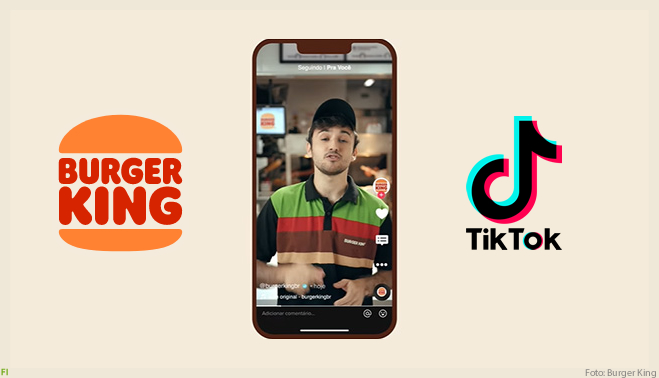 Burger King lança campanha com TikTok