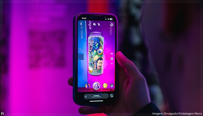 Latas de Elev Energy Drink ganham vida com realidade aumentada