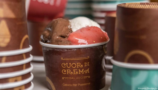 Cuor di Crema aposta no método italiano para valorizar o gelato artesanal