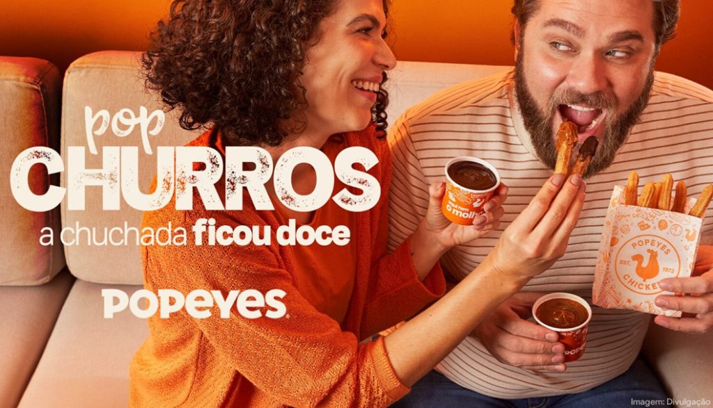 Popeyes aposta em churros com molhos doces para ampliar portfólio