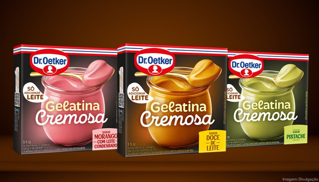 Dr. Oetker amplia portfólio com linha de gelatinas cremosas