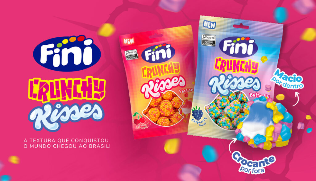 Fini amplia portfólio com Crunchy Kisses