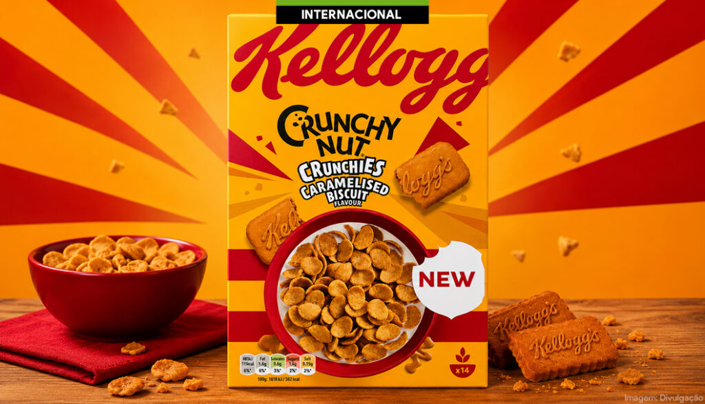 Kellogg’s lança cereal sabor biscoito caramelizado no Reino Unido