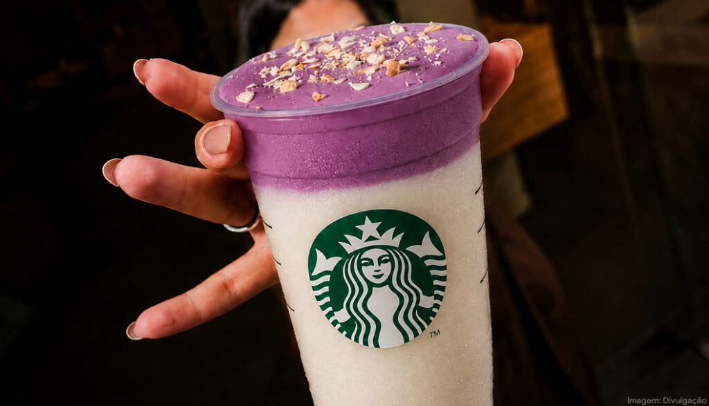 Starbucks aposta em bebida com ube para renovar o menu de inverno