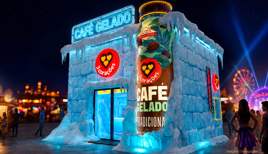 3 Corações estreia cafés gelados prontos para beber no Rock in Rio