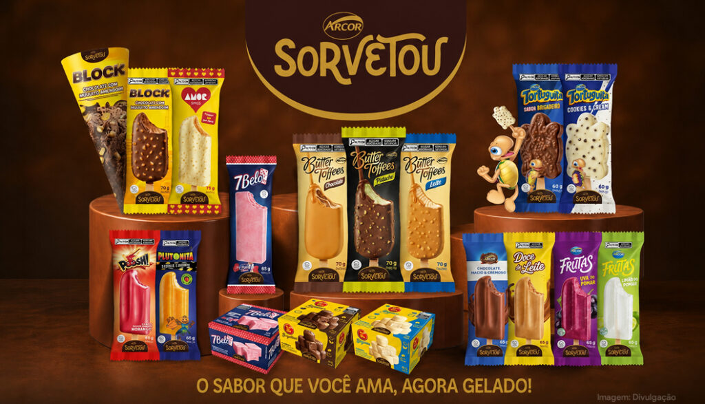 Arcor e Los Los transformam ícones em sorvetes