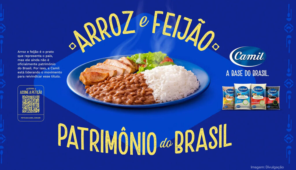 Camil busca transformar arroz e feijão em patrimônio brasileiro