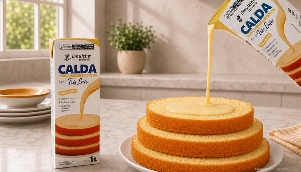 Emulzint amplia soluções para confeitaria com calda Três Leites