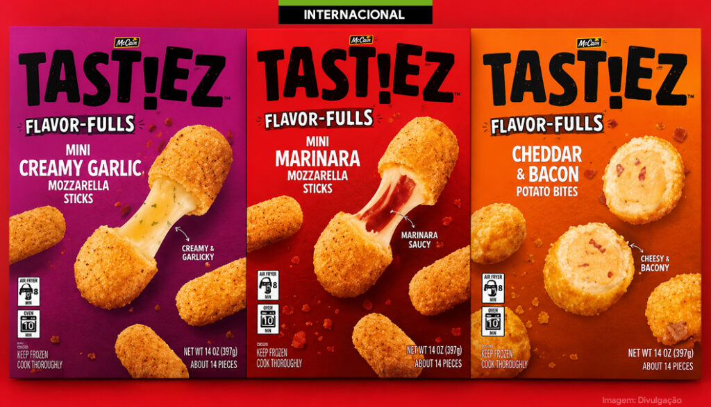 McCain Foods USA incorpora molhos ao recheio em nova linha de snacks congelados