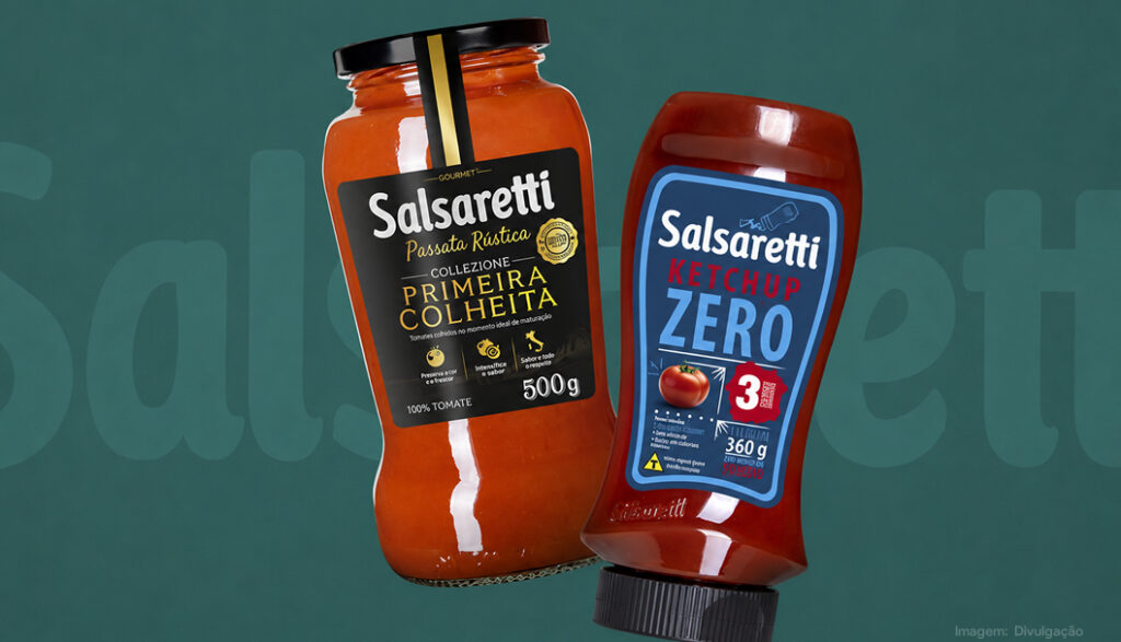 Salsaretti estreia Ketchup Zero e apresenta passata de primeira colheita
