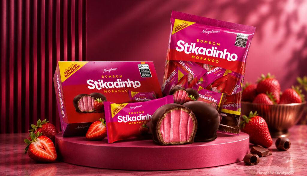 Stikadinho estreia oficialmente no segmento de bombons