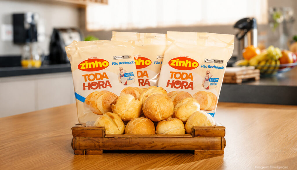 Zinho lança linha de pães recheados com marcas parceiras