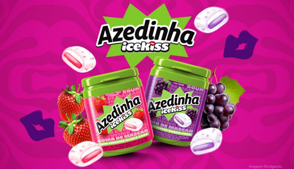 Icekiss leva perfil azedinho a gomas de mascar zero açúcar
