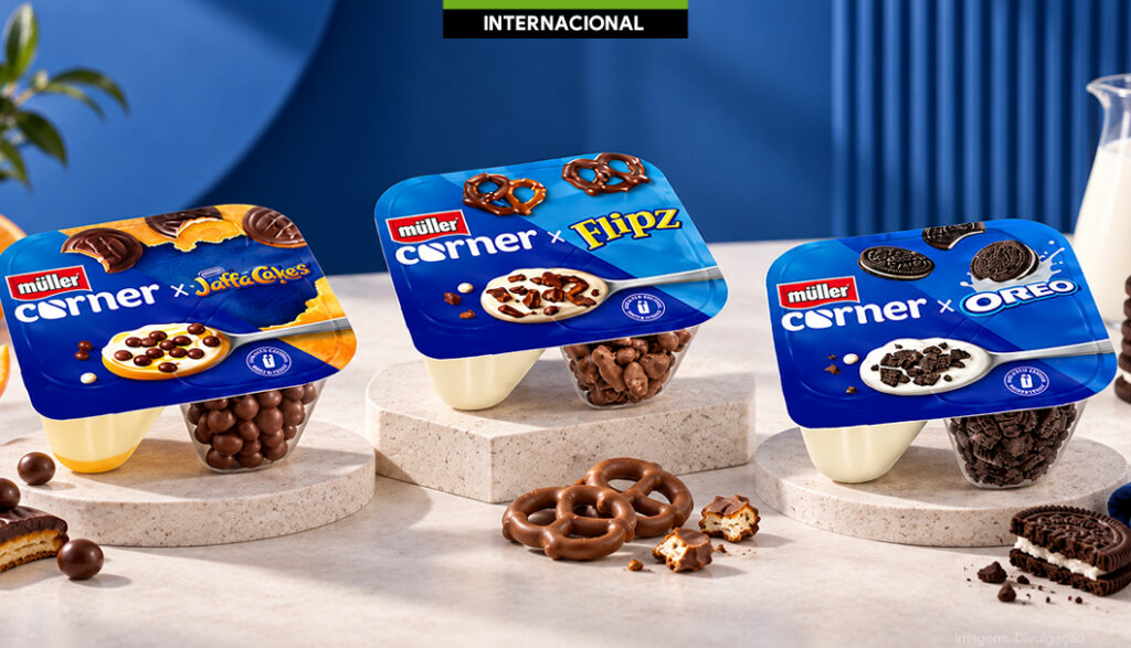 Müller leva Oreo, Jaffa Cakes e Flipz aos iogurtes no Reino Unido