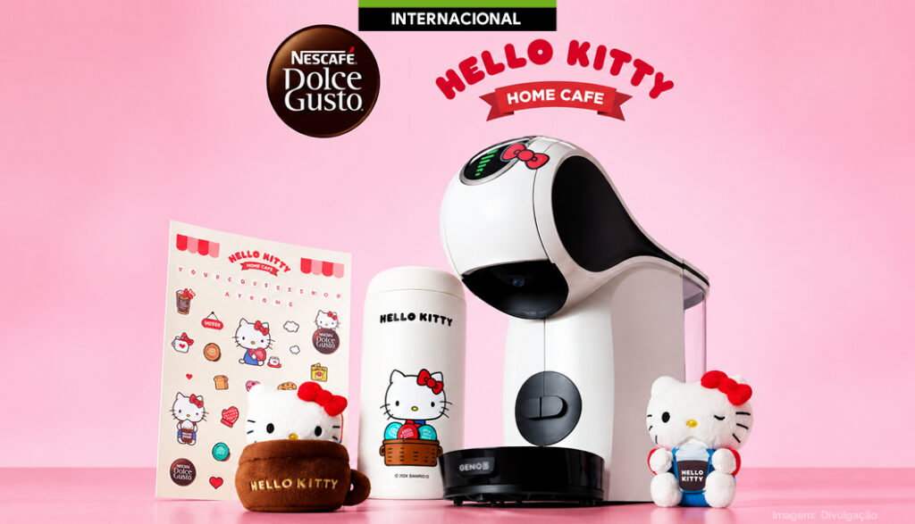 Dolce Gusto e Sanrio lançam edição Hello Kitty na Coreia do Sul