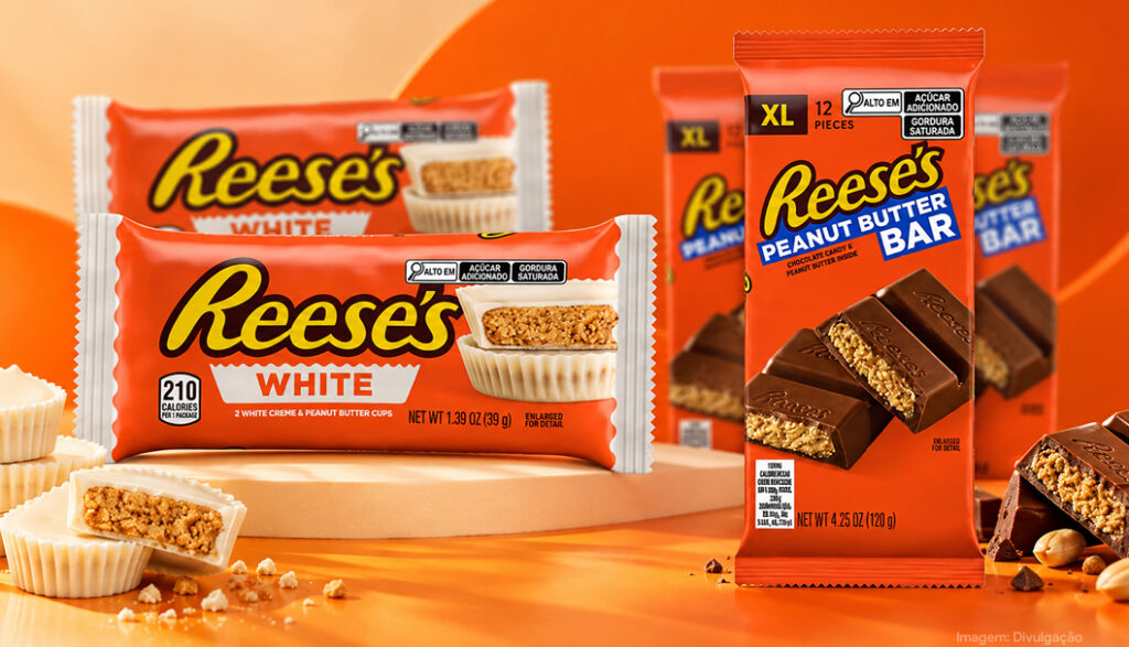 Reese’s amplia presença no Brasil com novos formatos de chocolate