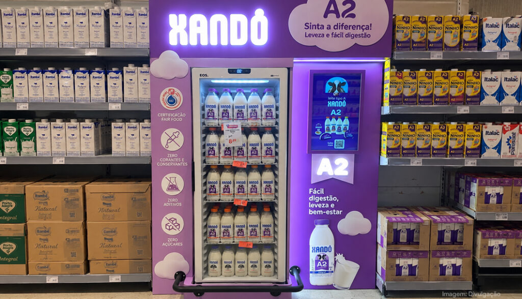 Xandô aproxima leite refrigerado do UHT para estimular experimentação no varejo