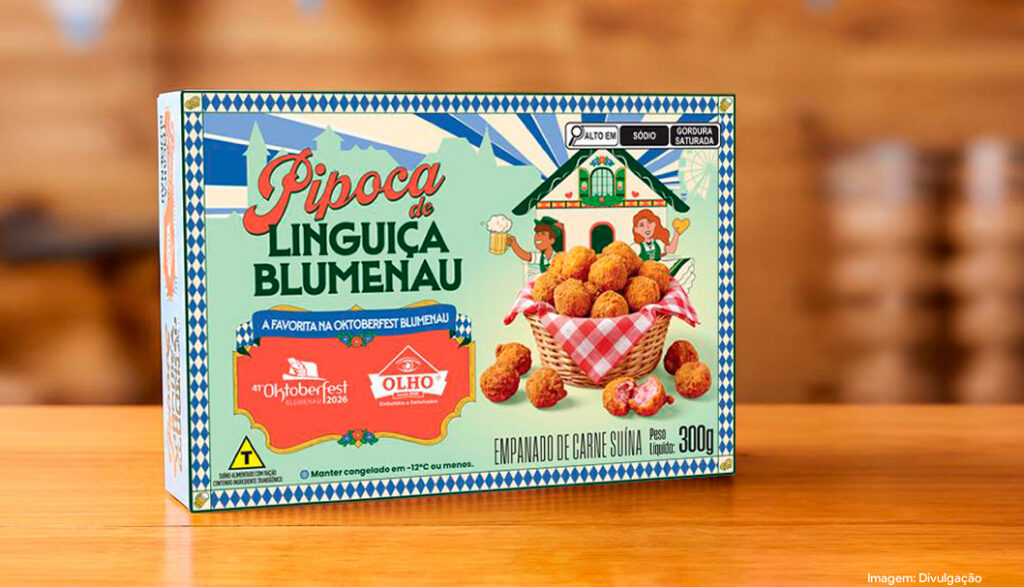 Petisco da Oktoberfest Blumenau chega ao varejo nacional