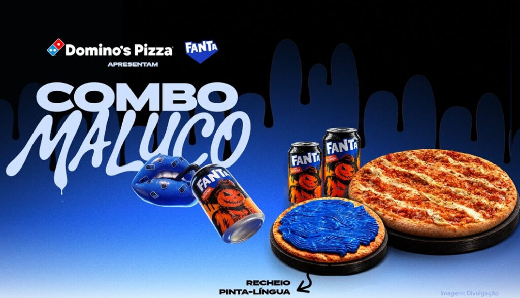 Domino’s aposta em pizza azul para ampliar experiência de marca