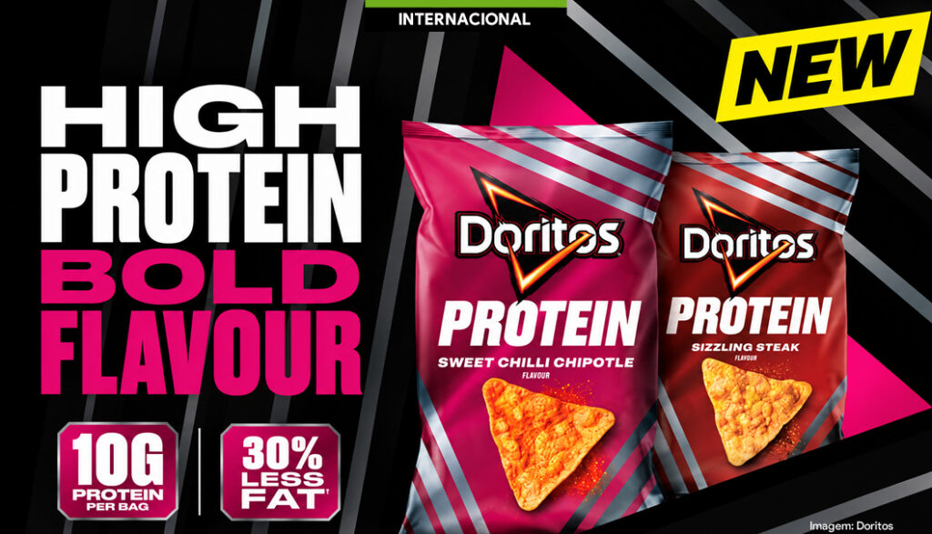 Doritos amplia portfólio de snacks no Reino Unido com linha Protein