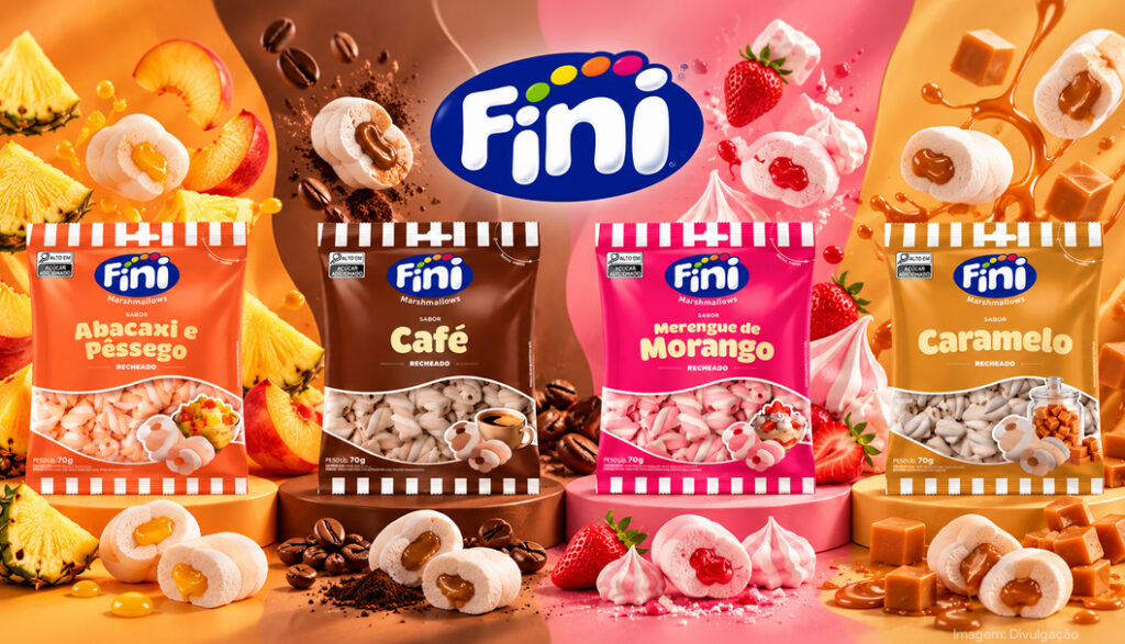 Fini amplia linha de marshmallows com quatro opções recheadas