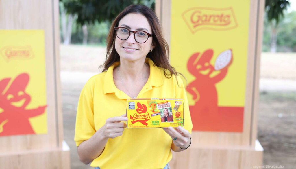 Garoto leva produtores brasileiros de cacau para suas embalagens