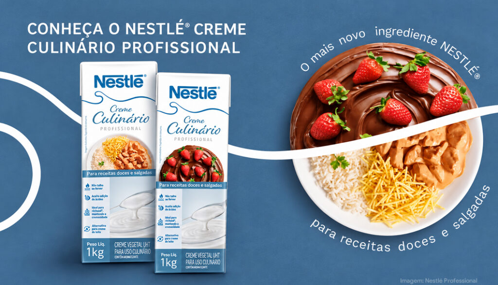 Nestlé Professional estreia no segmento de cremes culinários