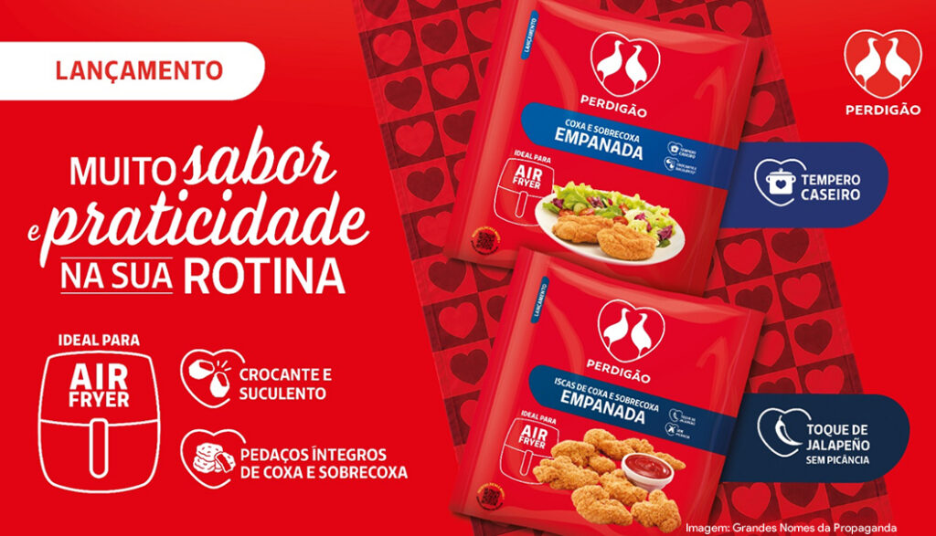 Perdigão apresenta novos produtos para preparo em air fryer