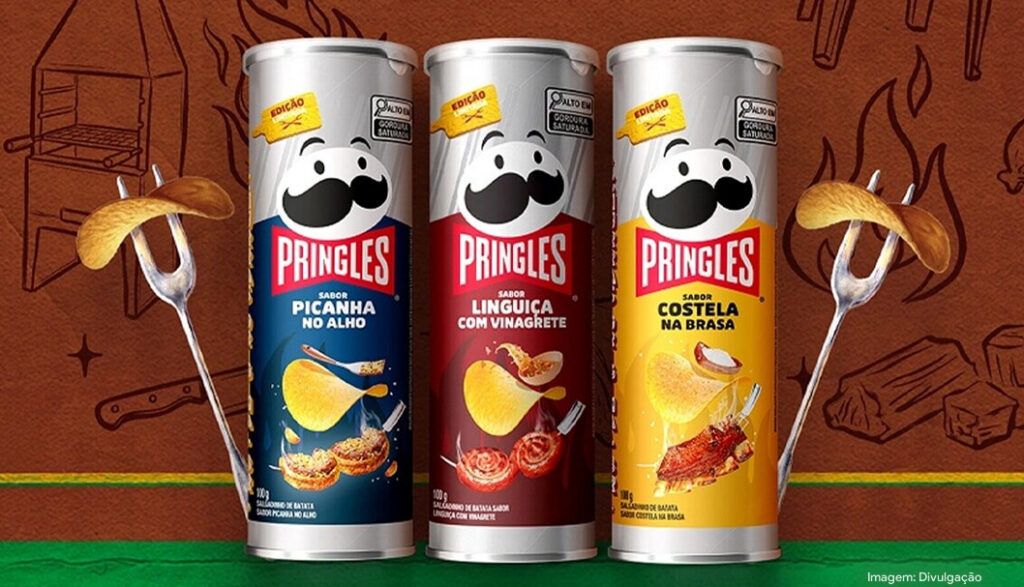 Pringles lança sabores inspirados no churrasco brasileiro