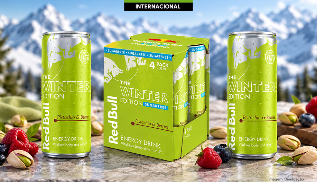 Red Bull leva pistache a nova edição de inverno no Reino Unido