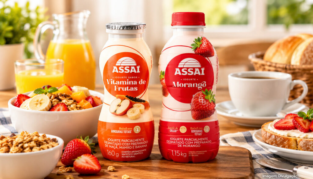 Assaí inclui iogurtes em sua linha de marcas próprias