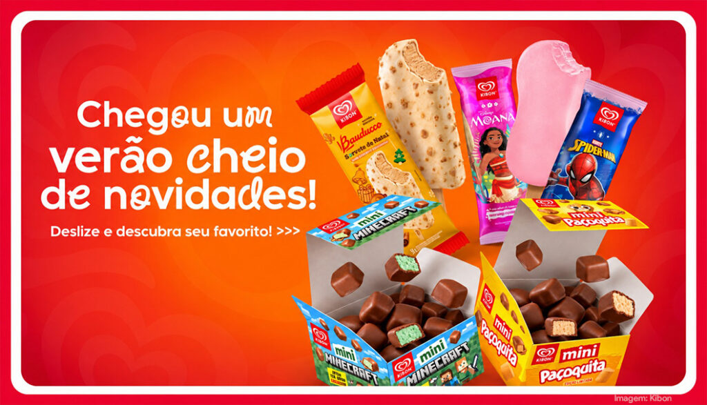Kibon anuncia novidades com Disney, Minecraft e Bauducco e amplia distribuição nacional da Mini Paçoquita