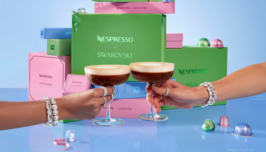 Nespresso e Swarovski lançam coleção especial de fim de ano