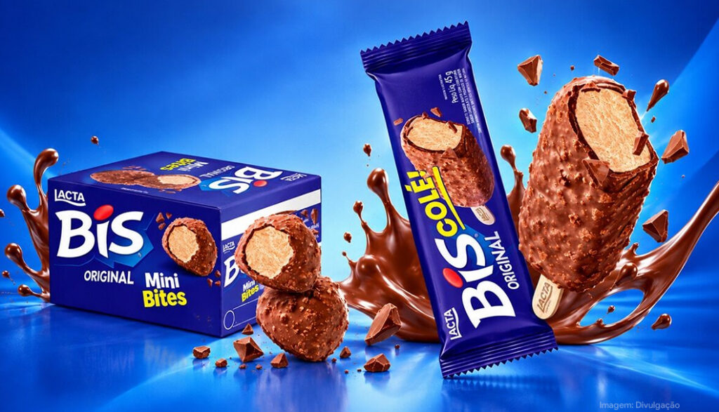 Lacta lança BIScolé e Bis Mini Bites e amplia linha de sorvetes