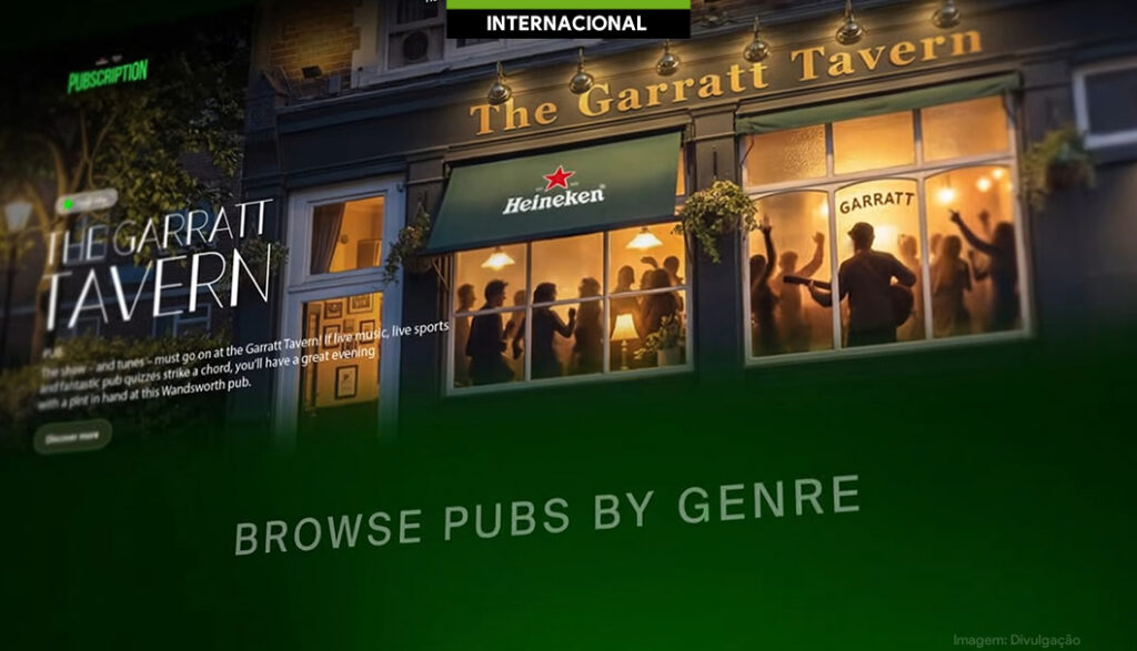 Heineken lança plataforma que recomenda bares no Reino Unido