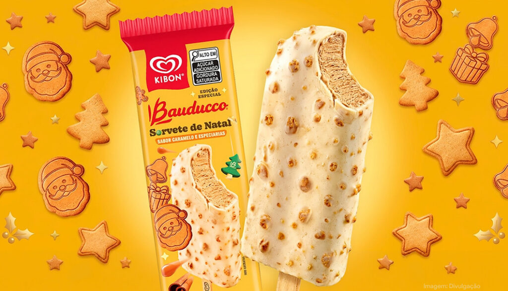 Bauducco e Kibon apostam em picolé especial para o Natal