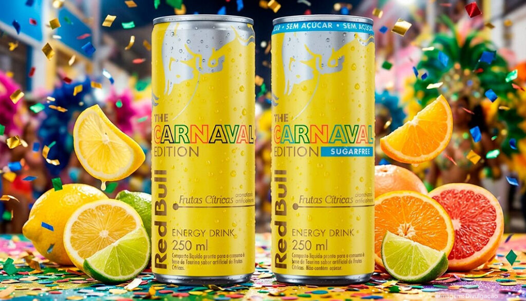 Red Bull lança sabor Frutas Cítricas para o Carnaval 2027